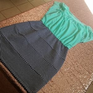 very cute mini dress! in good condition.